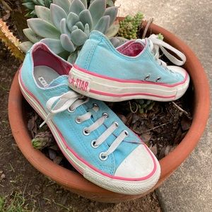 Cotton Candy Converse Low-tops